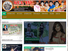 Tablet Screenshot of khmerentertainment.com